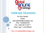 VMWARE Training | VMWARE Online Training - Global Online Trainings