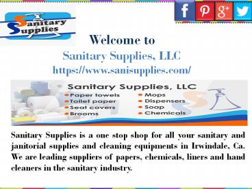 Wholesale Janitorial Supplies CA