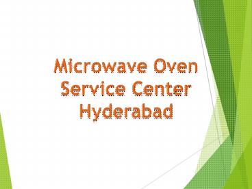 Microwave Oven Service Center in Hyderabad