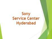 Sony Service Center in Hyderabad