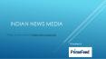 Indian News Media PowerPoint PPT Presentation