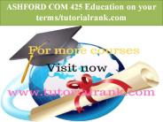 ASHFORD COM 425 Education on your terms-tutorialrank.com