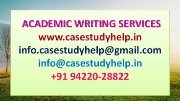 IIBMS MBA CASE STUDY ANSWER SHEETS