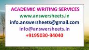NIBM ANSWER SHEETS