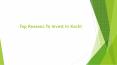 Top Reasons To Invest in Kochi PowerPoint PPT Presentation
