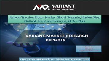 Railway Traction Motor Market