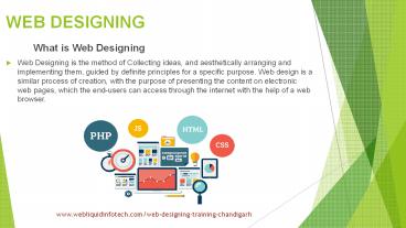 web designing training in chandigarh
