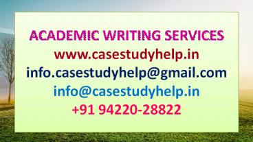 ISMS MBA CASE STUDY PAPERS