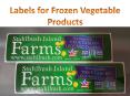 Labels for Frozen Vegetable Products PowerPoint PPT Presentation