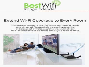 Powerline WiFi Extender