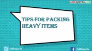 Hire professional movers for shifting heavy items