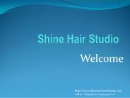 Shine hair studio ppt