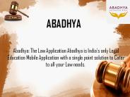 Online Law Bookstore & Law Lectures Video | Abadhya