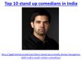 Find top 10 stand up comedians in india PowerPoint PPT Presentation