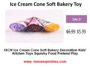 Ice Cream Cone Soft Bakery Toy