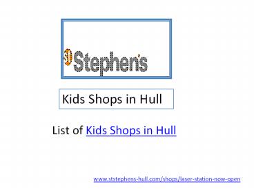 Health & Beauty Shops in Hull