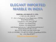 Elegant imported marble in India