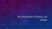 Relationship Counsellor Sydney