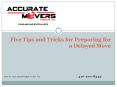 Five Tips and Tricks for Preparing for a Delayed Move PowerPoint PPT Presentation