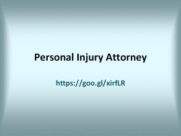 Personal Injury Attorney@autoinjury-lawyer