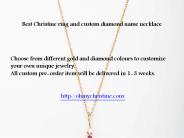 Customize Your Own Jewelry | Christine K Jewelry