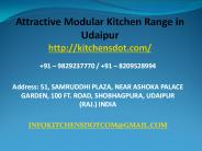 Attractive Modular Kitchen Range in Udaipur