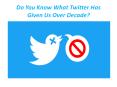 Do you know what twitter has given us PowerPoint PPT Presentation