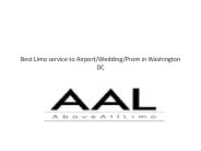 Best Limo service to Airport