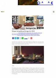 Unique Living Room Designs for 2018