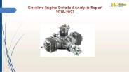 Gasoline Engine Detailed Analysis Report 2018-2023