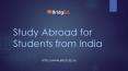Study Abroad in Europe | Study Abroad Canada | Study Abroad in Australia | Bridg-ed.in (1) PowerPoint PPT Presentation