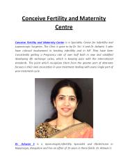 Conceive Fertility and Maternity Centre
