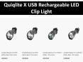 Quiqlite X USB Rechargeable LED Clip Light PowerPoint PPT Presentation