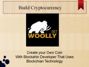 BUILD YOUR CRYPTO CURRENCY