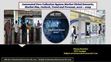 Automated Fare Collection System Market