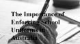 The Importance of Enforcing School Uniforms in Australia PowerPoint PPT Presentation