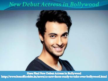 New Debut Actress in Bollywood