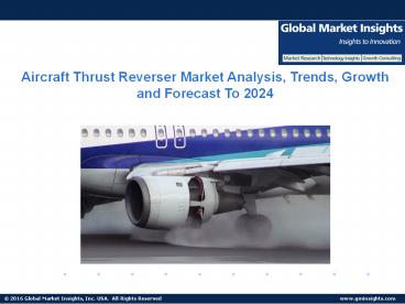 Aircraft Thrust Reverser Market – Growth Opportunities and Challenges 2017-2024