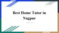salma anjum-best home tutors in nagpur PowerPoint PPT Presentation