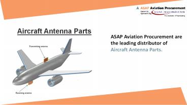 Aircraft Antenna Parts by Leading Manufacturer