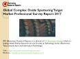 Global Complex Oxide Sputtering Target Market Professional Survey Report 2017 PowerPoint PPT Presentation