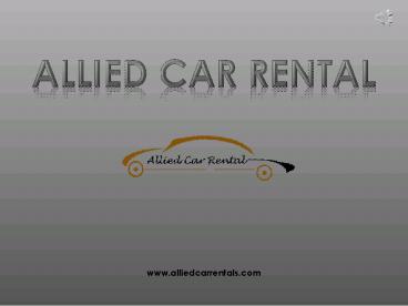 Pune to Mumbai Cab & Taxi Service - Allied Car Rental