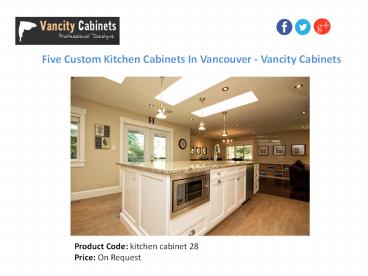 Five Custom Kitchen Cabinets In Vancouver - Vancity Cabinets