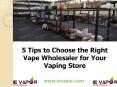 5 Tips to Choose the Right Vape Wholesaler for Your Vaping Store PowerPoint PPT Presentation