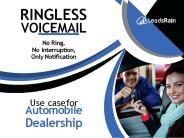 how to use Ringless Voicemail in Automobile
