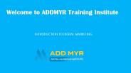 ADDMYR Training Institute