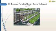 Hydroponic Farming Market Research Report 2018