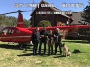 Denis Vincènt Quebec -  hélicoptère