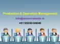 Distinguish Production Management and Operations Management. Outline the scope of POM PowerPoint PPT Presentation