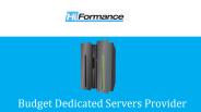 Managed Dedicated Servers